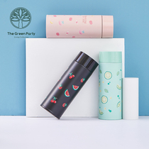 TheGreenParty fruit series Small and portable 316 stainless steel cute thermos girl student