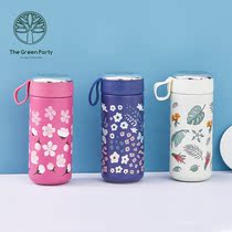  TheGreenParty colorful series cute girl student 304 stainless steel insulation water cup small capacity