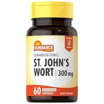 Sundance St Johns Wort Capsules ) 300mg ) 60 Count ) No