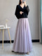 Gauze Skirt, Mesh Skirt, Women's Summer Super Pretty Skirt That Covers the Crotch and Makes You Look Slimmer, Long Skirt, Purple Drapey Skirt, Super Fairy-Like, Puffy Skirt