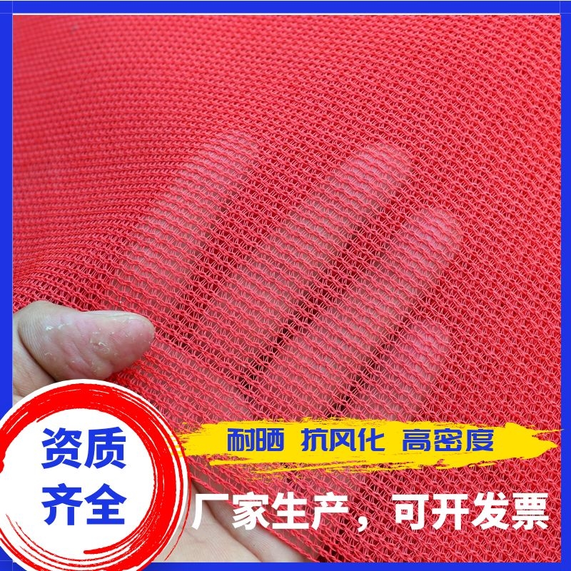 Red Flame Retardant Construction Work Site Safety Mimesh Closure of anti-dust mesh Dense Mesh type Linetlift Elevator Protective Netting