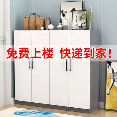 Light luxury shoe cabinet Household door simple modern large-capacity foyer entrance corridor dust-proof locker