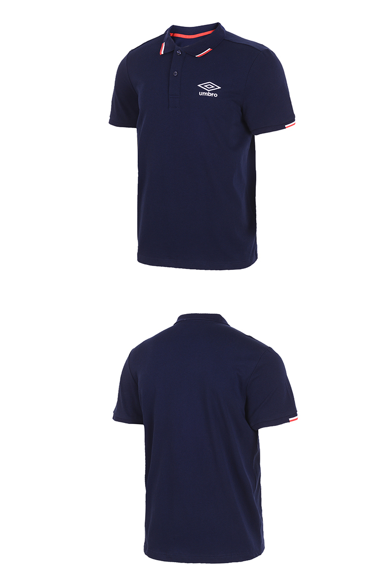 Umbro yinbao 2019 mùa xuân nam thể thao mới giản dị áo sơ mi ngắn tay nam - Áo polo thể thao áo thun polo