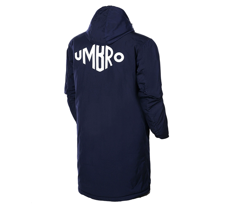 Umbro UMBRO trang phục thể thao nam cổ điển trùm đầu dài phần cotton phù hợp với mùa thu và mùa đông áo khoác nam mới