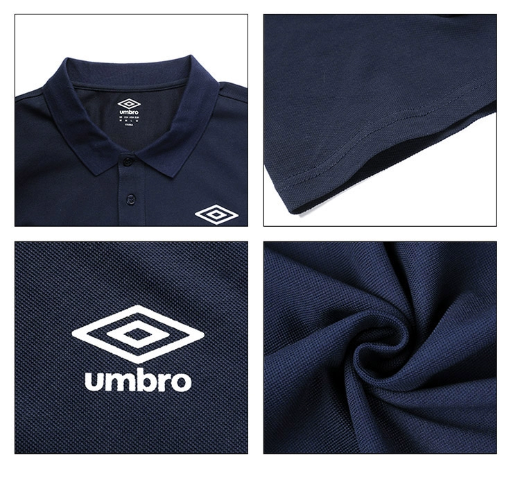 Umbro UMBRO đích thực nam mới thể thao màu rắn và kinh doanh giải trí áo sơ mi ngắn tay hoang dã POLO
