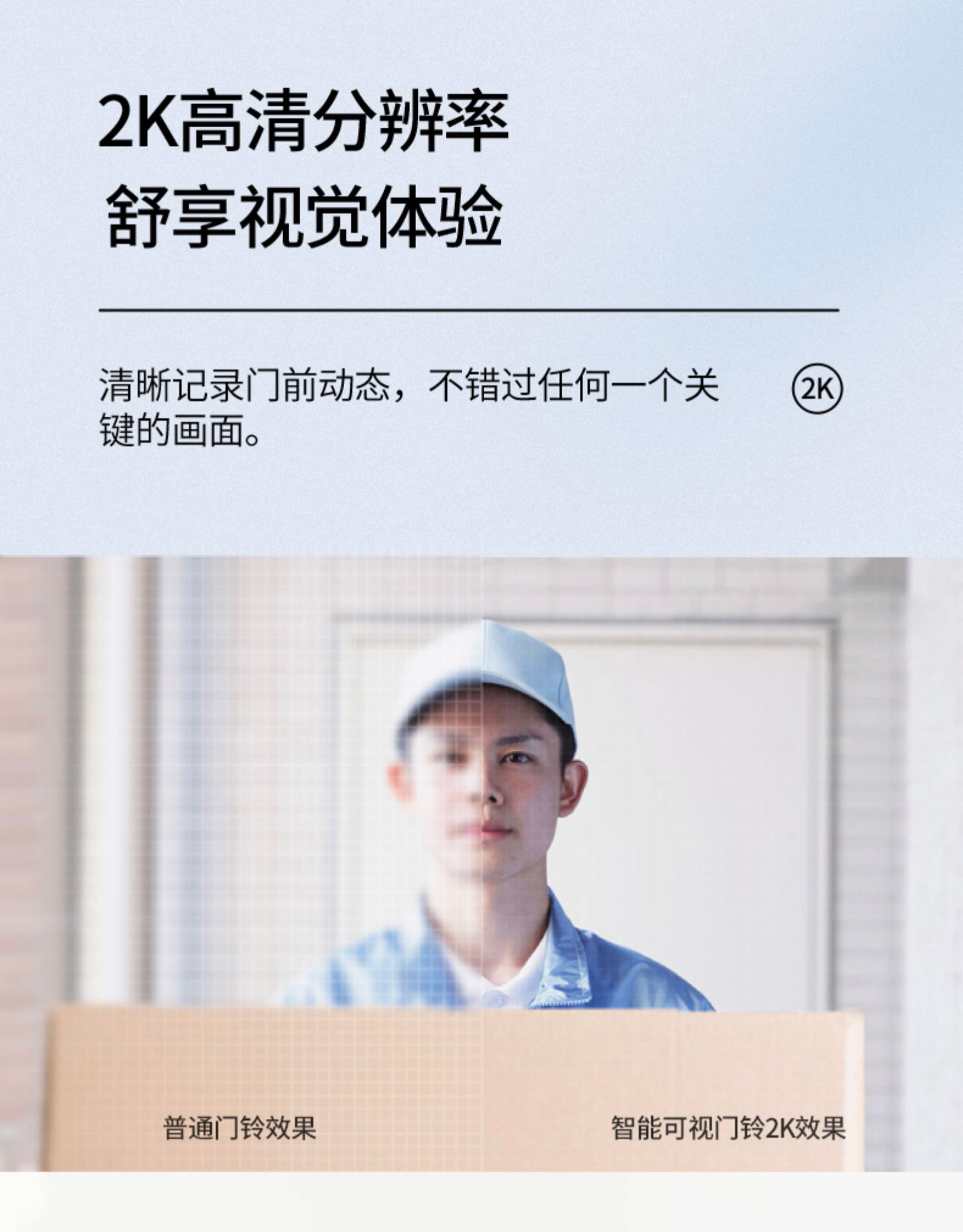 天猫精灵妙物 2K高清 智能可视对讲门铃 电子猫眼 远程监控 图14