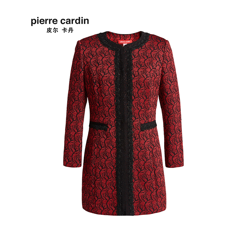 áo gió áo khoác hàng đầu Pilkadan phụ nữ mảnh mai mẹ haute couture top 18 mùa thu / mùa đông mô hình dài của