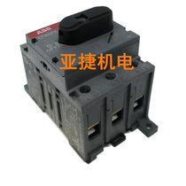 Original ABB disconnector OT63F3 3P 63A 380V three-pole bottom plate and DIN guide rail installation