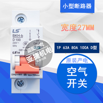 LG (LS Power Generation) Circuit breaker BKH-B D100 1P D63A 80A 100A D type air open D100 D80