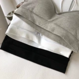 Сексуальный топ без лямок для школьников, нижнее белье, бюстгальтер-топ, бюстгальтер без косточек, поддерживающее защитное белье, топ с чашечками, в корейском стиле, тонкий ремешок