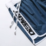 Спортивные быстросохнущие легкие и тонкие шорты, модные динамичные пляжные штаны для спортзала для плавания, свободный крой, для бега