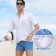 ກາງເກງຫາດຊາຍຜູ້ຊາຍ striped seaside shorts drying shorts loose big pants resort hot spring pants trendy loose beach trunks swim