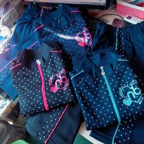 N * 4100g daily quick-drying girls autumn zipper jacket sports trousers 2 sets 130-160