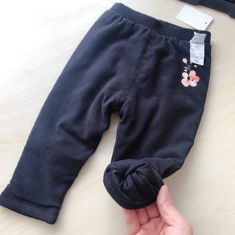 Bala 181307 Girls Winter Pure Cotton Clamp Warm Trousers 73-80cm