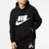 Áo len nam Nike áo thun nam mùa thu và mùa đông Áo sơ mi nam mới có mũ len BV4541-010 - Thể thao lông cừu / jumper Thể thao lông cừu / jumper