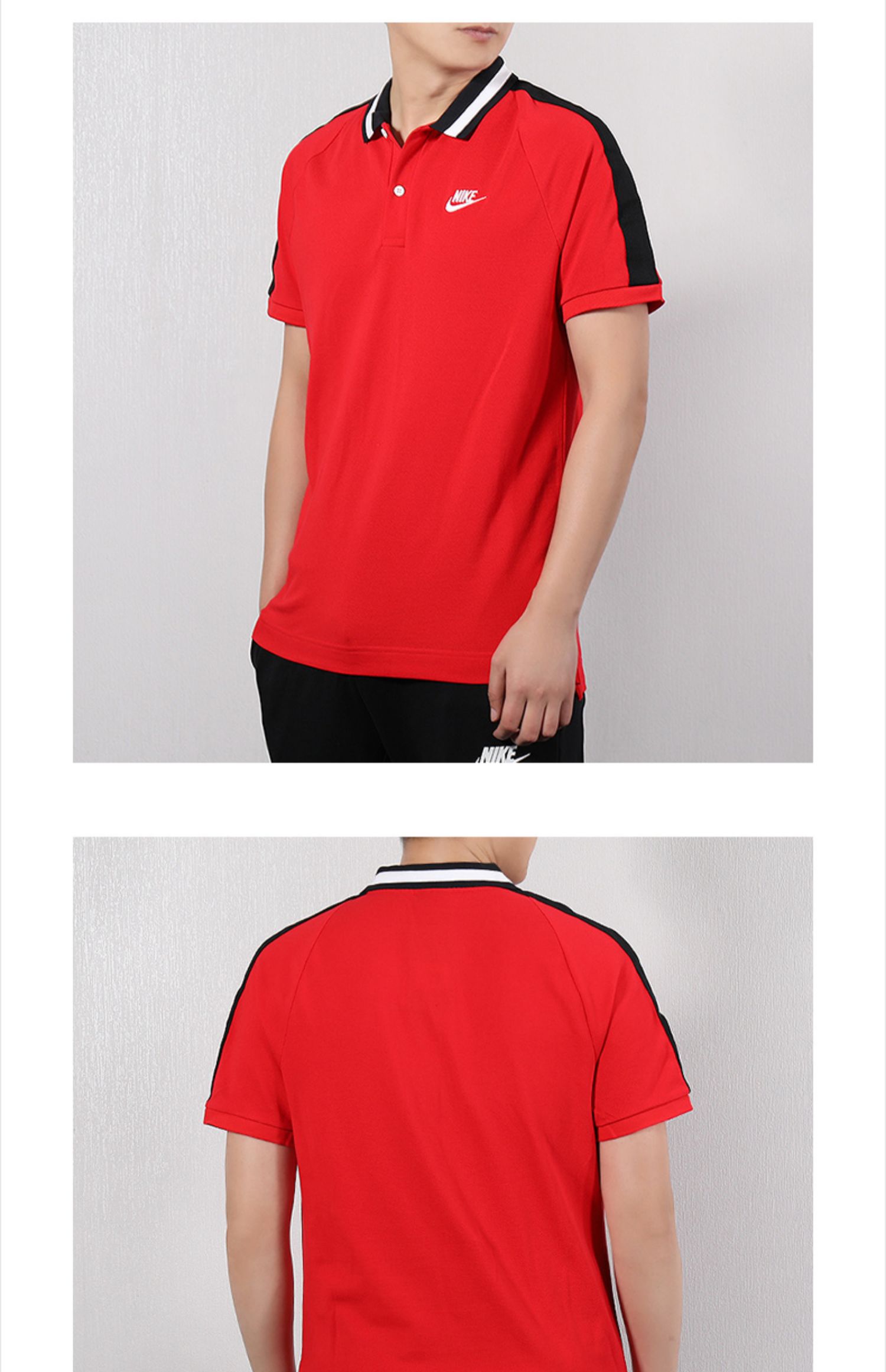 Nike Nike Men 2019 Mới Chính hãng Thể thao Áo sơ mi ngắn tay thoáng khí AR2318-657 - Áo polo thể thao áo polo adidas
