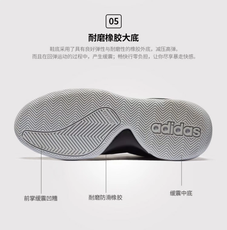 Giày thể thao nam Adidas 2019 Giày thể thao nam mới đích thực cao để giúp mang giày bóng rổ thực tế - Giày bóng rổ