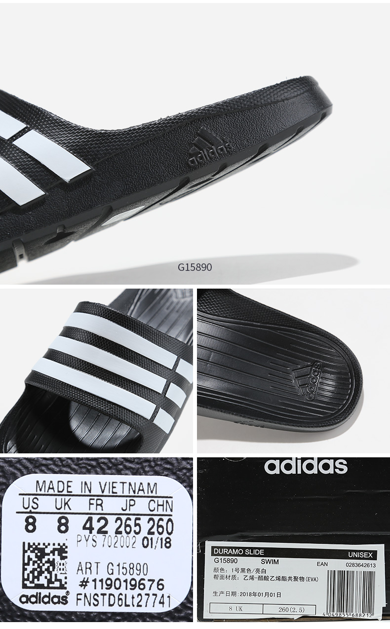 Giày thể thao Adidas Adidas nam 2018 mới dành cho nam mang giày thể thao và dép đi trong nhà đi biển G15890 dép quai ngang adidas