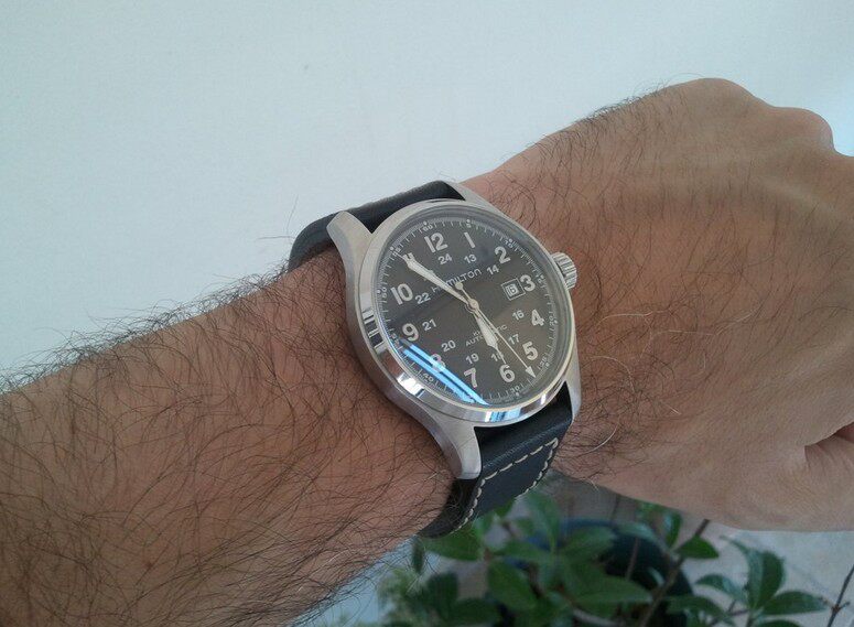 Швейцарские наручные часы 正品代购hamilton汉米尔顿男表khaki field自动机械手表h70625533