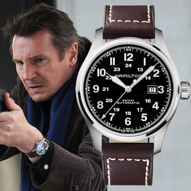Швейцарские наручные часы 正品代购hamilton汉米尔顿男表khaki field自动机械手表h70625533