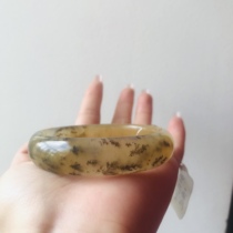 Yunnan natural A-quality yellow dragon jade bracelet. Special link for payment. Private auction is invalid.