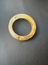 Yunnan natural A-quality high-quality aquatic plant flower yellow dragon jade bracelet. Special link for payment. Private shooting is invalid.