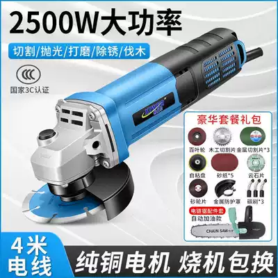 Angle grinder speed control hand sand wheel hand-held cutter cornea cutting machine multifunctional universal polishing household 220V