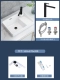 Правый белый 5237 Taichung Basin+Brawing Faucet Полный набор полных наборов