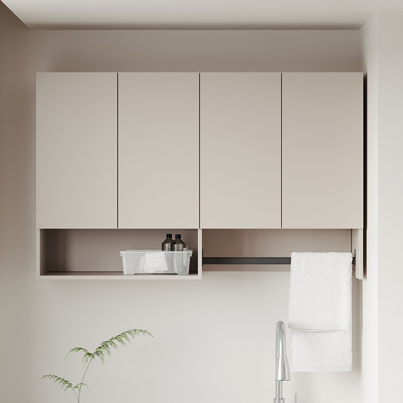 Thickened Sun-Protective Honeycomb Space Aluminum Balcony Storage Cabinet Wall-Mounted Hanging Cabinet Bathroom Kitchen Storage Wall Cabinet