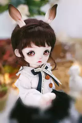 6 points BJD DOLL Yosd 1 6 DOLL Gina small cute rabbit with rabbit ears movable high-end humanoid DOLL