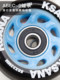 Ksana Double-Row Roller Skates Wheels, Racing Wheels, Universal Skates, Four-Wheel Roller Skates, Special for Roller Skating