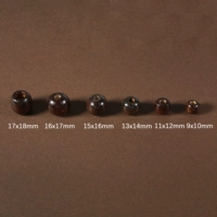 Цвет тёмно-коричневый 11х12мм диаметр отверстия 5,5мм 50 шт.