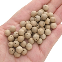 Камфорное дерево 8 мм, диаметр отверстия около 1 мм, в упаковке 50 шт. (около 6,7 г)