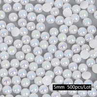 Зеленый белый цвет 5 мм500 кусочков