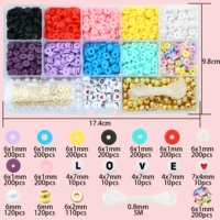 Мягкая керамика 6 мм+буквы+аксессуары CCB около 2400 1 Set/Box