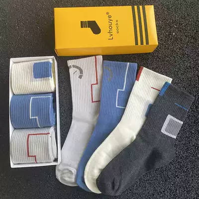 Sports cotton socks hip-hop Cold Wall Street socks display dashboard pattern function wind socks original skateboard men and women socks