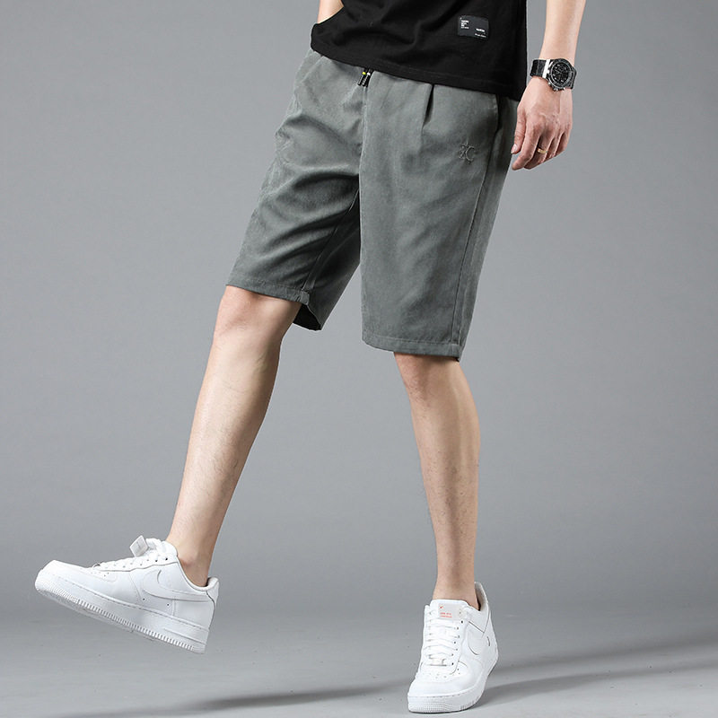 Casual shorts men's tide five-point pants Korean version trend loose beach pants five-point pants summer casual men's five-point pants