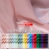 Đặt hàng mới và nhuộm 25 màu, màu tinh khiết lụa satin crepe satin vải 100% lụa dâu tằm may váy vải tự làm - Vải vải tự làm