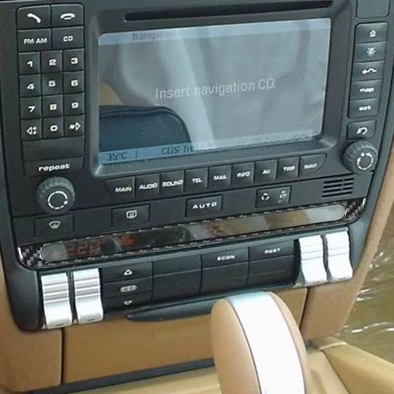 Совместимый модифицированный LCD-дисплей углеродное волокно, Porsche