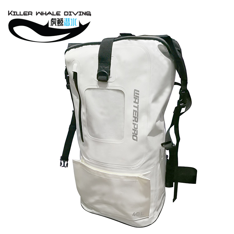 Water Pro Printed 40L adjustable shoulder strap travel waterproof bag backpack fits fins