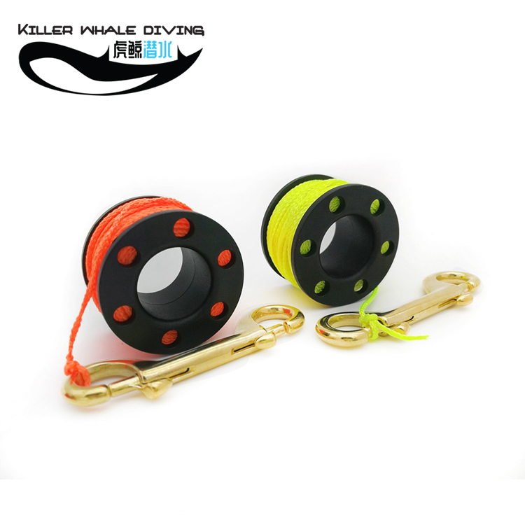 Water Pro dives 12 m buoys coil wire wheel spool yellow orange two color choice