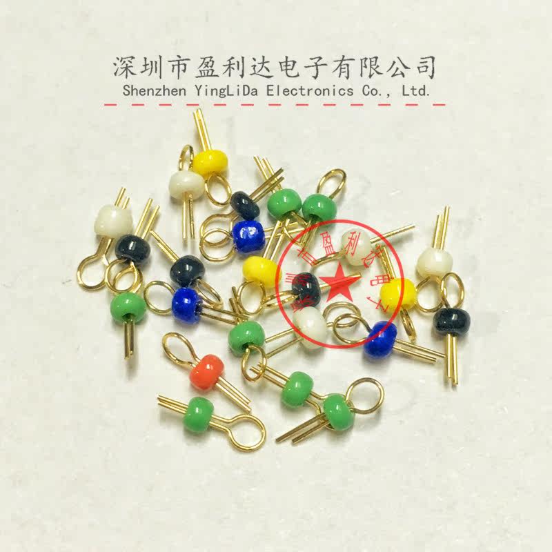 New PCB board test point TEST-1 test needle gold plated ceramic test ring pearl gold plated 1000