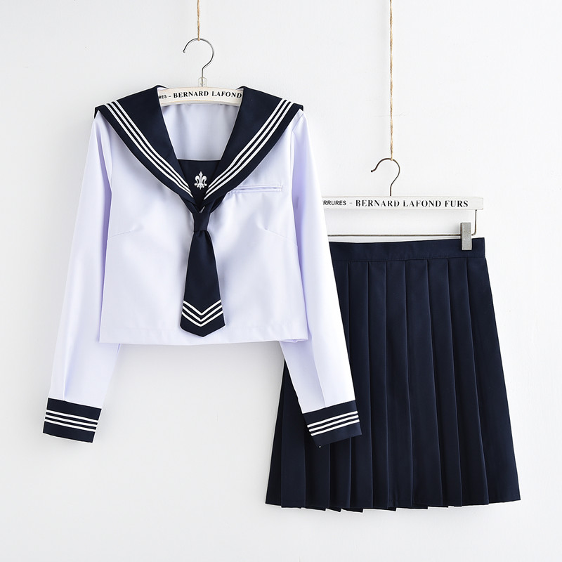 Mềm chị đồng phục thống nhất Nhật Bản chính thống thống nhất đại học thống nhất gió hiệu suất khuôn viên tươi phù hợp với bộ đồ thủy thủ phù hợp với sinh viên