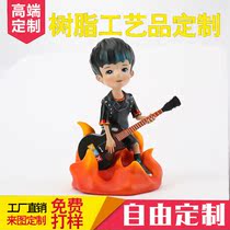 Manufacturers produce resin crafts ornaments processing custom Star hand-made enamel toys doll to customize