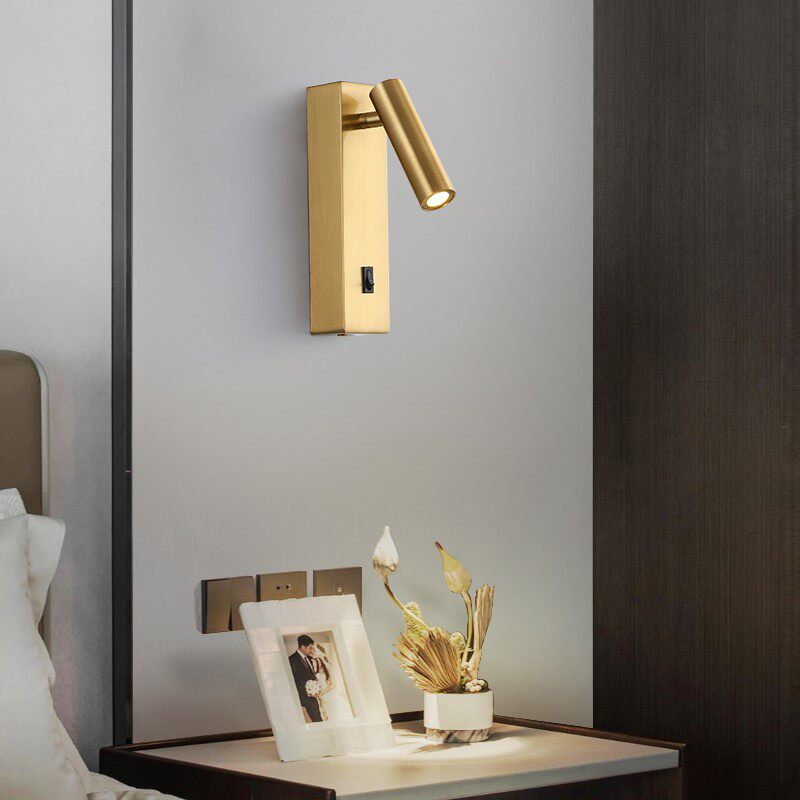 Minima Modern Bedroom Hotel Headboard Wall Lamp Screwup Creativity Upscale Foreign Trade With Wall Trim Ambiance Lamp-Taobao