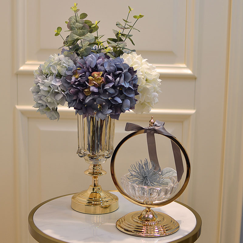 European-style vase simulation flower art combination set home atmosphere board room soft decoration living room coffee table dining table decoration