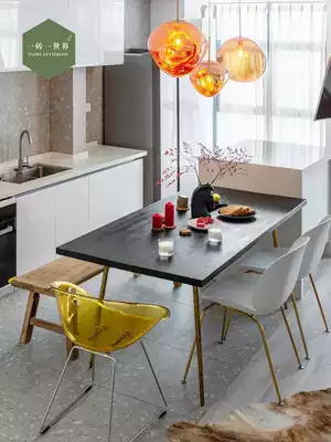 Modern industrial cement brick Retro style colored sand terrazzo tile 600 non-slip floor tile Gray wall tile Antique brick