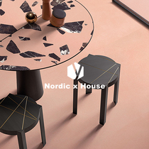 Nordic style ins Net red homestay bathroom kitchen living room tile retro terrazzo wall tile floor tile 600x600