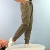 Демисезонные комфортные штаны для отдыха, коллекция 2023, на шнурках