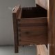 North American black walnut full solid wood chest of drawers household floor-standing storage cabinet modern simple living room table side cabinet storage